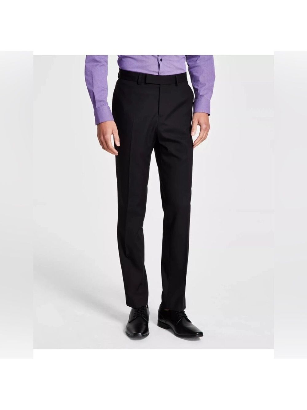 Kenneth Cole Men’s Slim Fit Flex Navy Blue Dress Pants Sz 35Wx32L